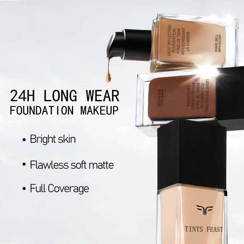 TINTS FEAST FOUNDATION 24H Long lasting Flawless finished Soft Matte Makeup